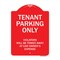 Signmission Tenant Parking Violators Will Towed Away Car Owners Expense Alum Sign, 18" L, 24" H, RW-1824-9881 A-DES-RW-1824-9881 - alternate 1